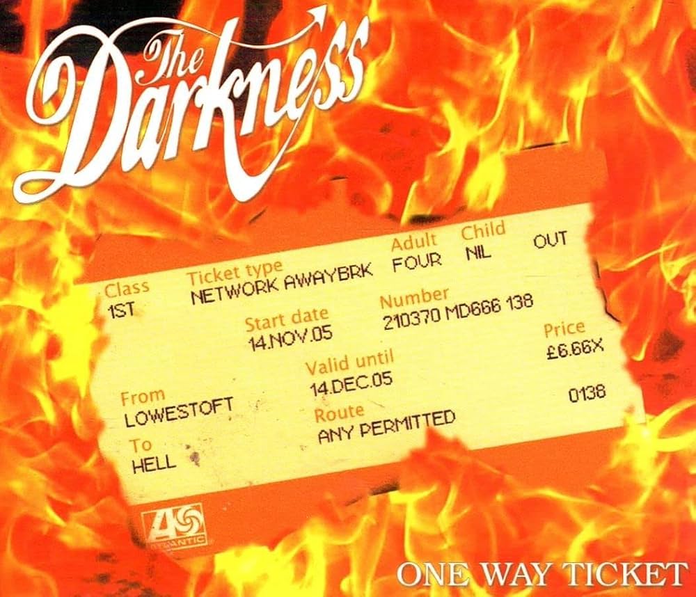 The Darkness One Way Ticket ピクチャー盤　レコード Amazon.co.jp: One Way Ticket to Hell & Back: ミュージック